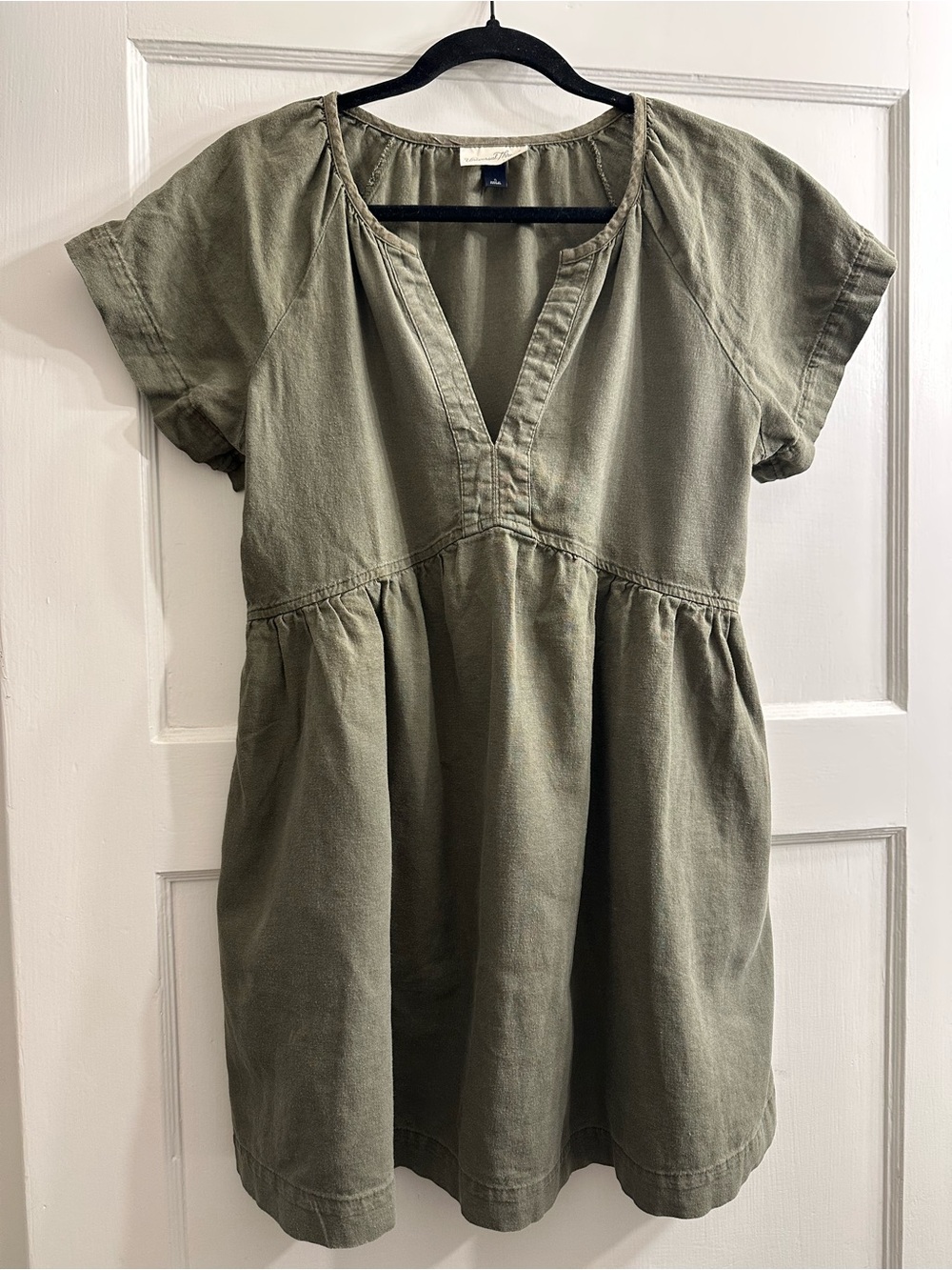 Universal Threads Olive Green Casual Popover Dress Size S - Picture 3 of 6
